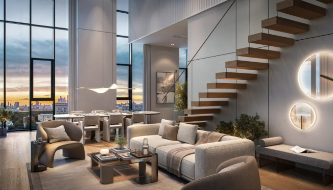 Купить четырехкомнатную квартиру в новостройках в Москве. Вариант № 57180, 12, площадь -  квм, цена 90100000 рублей