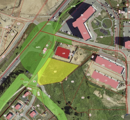 Купить земельный участок на улице Непокорённых Ленинградцев в Калуге. Вариант № 13423, 4, площадь -  квм, цена 32000000 рублей