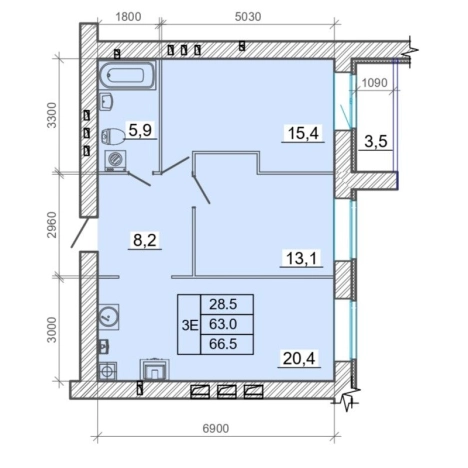 Купить трехкомнатную квартиру в Иванове. Вариант № 1165950, 0, площадь -  квм, цена 9842000 рублей
