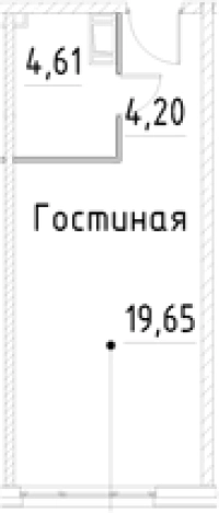 Купить Студию на улице проспект Большевиков в Санкт-Петербурге. Вариант № 7596688, 0, площадь -  квм, цена 5844860 рублей