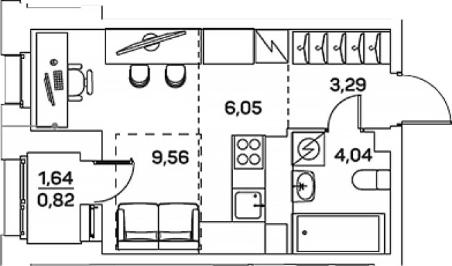 Купить Студию в новостройках у метро Нижегородская в Москве. Вариант № 3572498, 0, площадь - квм, цена 10081737 рублей