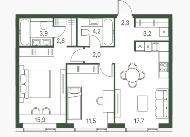 Купить квартиру в Москве. Вариант № 9068888, 0, площадь - квм, цена 26500000 рублей