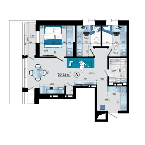 Купить квартиру в ЖК panorama в Владивостоке. Вариант № 6057086, 0, площадь -  квм, цена 13349760 рублей