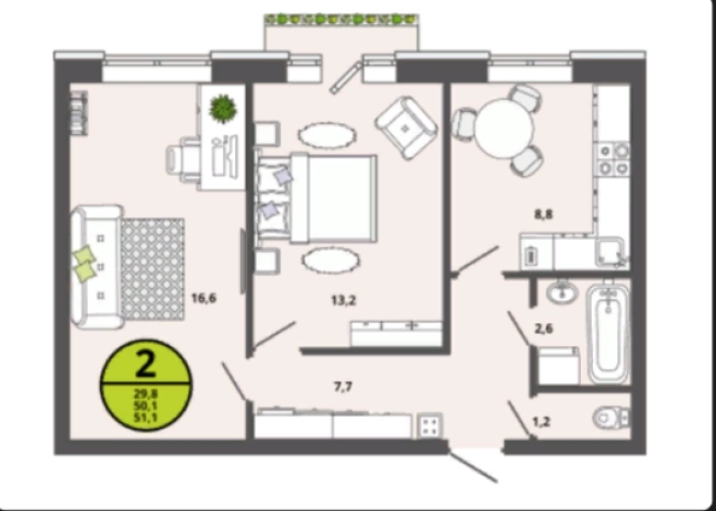 Купить квартиру в ЖК "Северная Мыза" в Тульской области. Вариант № 73155, 0, площадь -  квм, цена 4183350 рублей