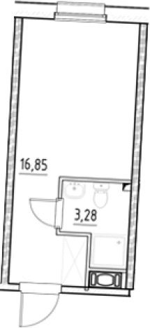 Купить Студию в новостройках в районе Фрунзенский в Санкт-Петербурге. Вариант № 5558547, 0, площадь -  квм, цена 6140053 рублей