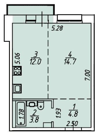 Купить квартиру в ЖК Стрижи Сити в Иркутске. Вариант № 78127, 0, площадь -  квм, цена 6307000 рублей