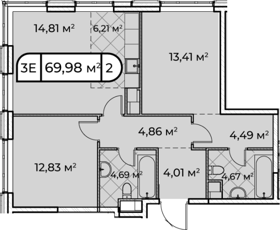 Купить квартиру в ЖК West Garden в Москве. Вариант № 65916, 0, площадь -  квм, цена 49920000 рублей