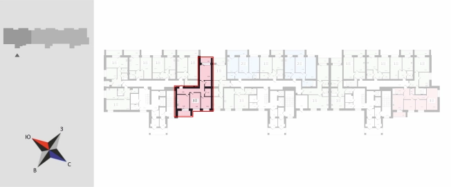 Купить трехкомнатную квартиру на улице Всесвятская в Владимире. Вариант № 69890, 2, площадь -  квм, цена 8007860 рублей