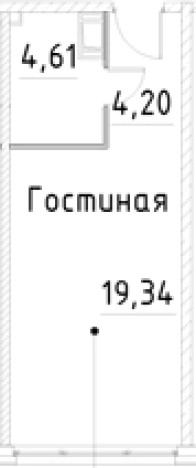 Купить Студию в новостройках на улице проспект Большевиков в Санкт-Петербурге. Вариант № 7596593, 0, площадь -  квм, цена 5852977 рублей
