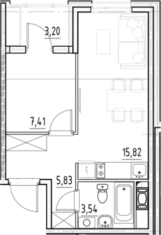 Купить двухкомнатную квартиру в ЖК Nigilist в Санкт-Петербурге. Вариант № 5559694, 0, площадь -  квм, цена 11053440 рублей