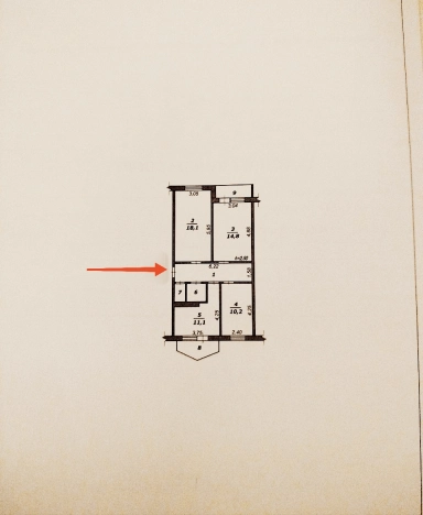 Купить трехкомнатную квартиру на улице Железнякова в Белгороде. Вариант № 8303366, 16, площадь - квм, цена 5800000 рублей