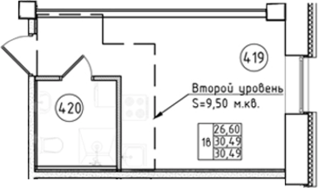 Купить квартиру в новостройках на улице Ивана Фомина в Санкт-Петербурге. Вариант № 6230575, 0, площадь -  квм, цена 7238000 рублей