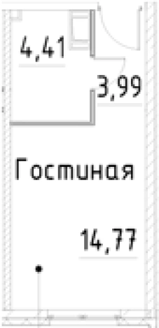 Купить Студию в новостройках на улице проспект Большевиков в Санкт-Петербурге. Вариант № 7596156, 0, площадь -  квм, цена 5009867 рублей