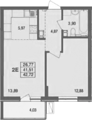 Купить квартиру в ЖК Десятка в Раменском. Вариант № 138215, 0, площадь - квм, цена 8390097 рублей