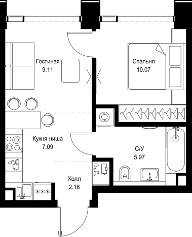 Купить однокомнатную квартиру в новостройках в ЖК SET в Москве. Вариант № 10349764, 0, площадь -  квм, цена 23223174 рублей