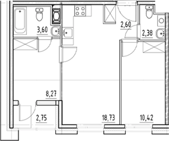 Купить трехкомнатную квартиру в новостройках в ЖК Nigilist в Санкт-Петербурге. Вариант № 5559914, 0, площадь -  квм, цена 15858845 рублей