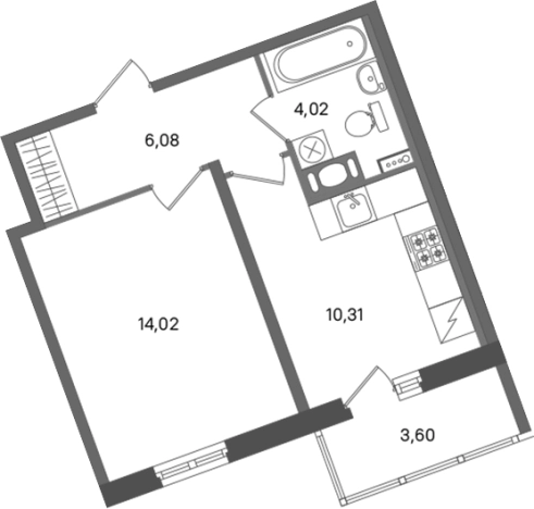 Купить квартиру на улице Кореловский переулок в Сертолове. Вариант № 7266196, 0, площадь -  квм, цена 6149198 рублей