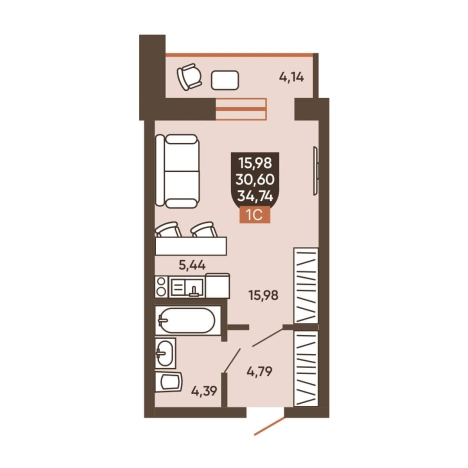 Купить квартиру в ЖК Ермак (Новосибирск) в Новосибирске. Вариант № 8881552, 0, площадь -  квм, цена 4950000 рублей