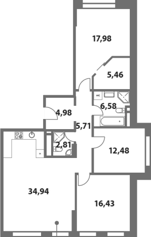 Купить квартиру на улице Шмитовский проезд в Москве. Вариант № 657269, 0, площадь - квм, цена 34500000.0000 рублей