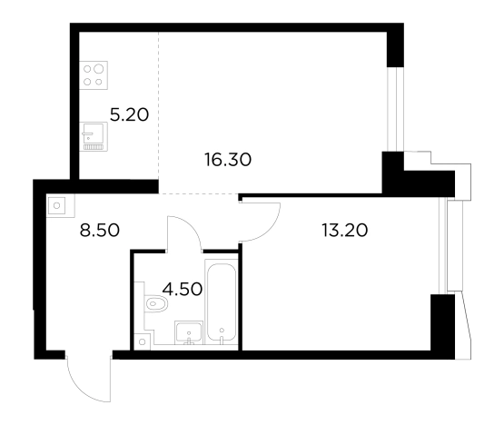 Купить квартиру в новостройках в ЖК INJOY в Москве. Вариант № 9104346, 1, площадь -  квм, цена 24120500 рублей