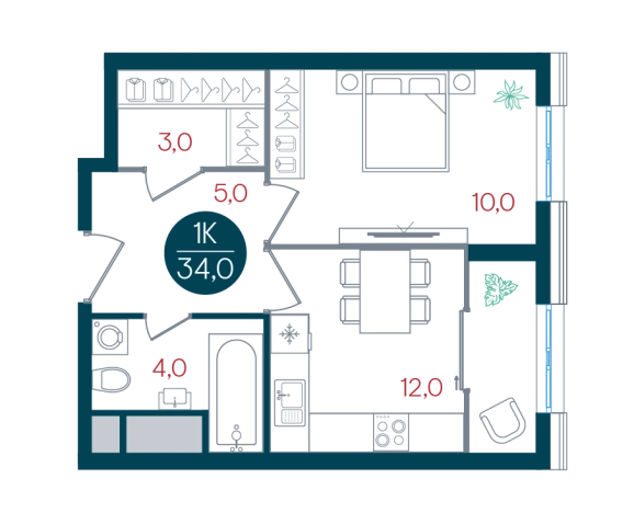 Купить однокомнатную квартиру у метро Кантемировская в Москве. Вариант № 8948608, 0, площадь -  квм, цена 13000084 рублей