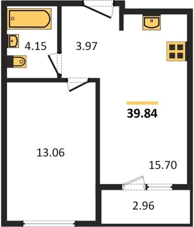 Купить квартиру в новостройках у метро Березовая роща в Новосибирске. Вариант № 9881208, 0, площадь -  квм, цена 5900000 рублей
