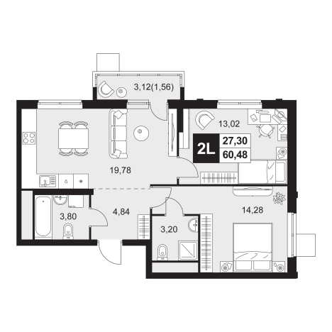 Купить трехкомнатную квартиру на улице Соборная в Пензенской области. Вариант № 8041297, 0, площадь -  квм, цена 6725376 рублей