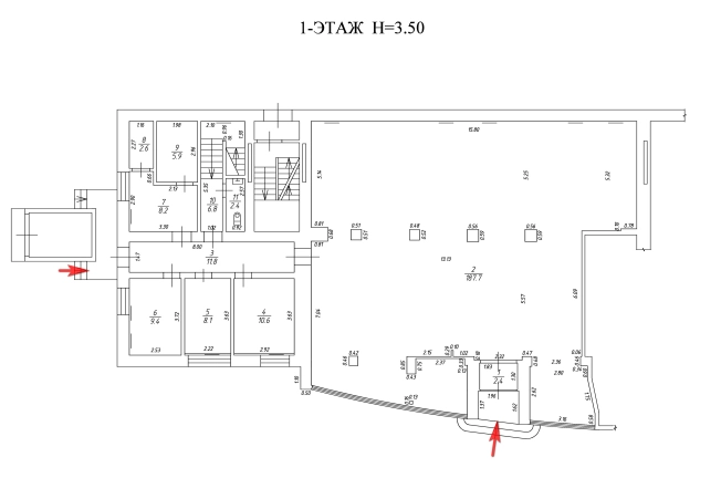 Снять коммерческую недвижимость в Калининграде. Вариант № 16753, 6, площадь -  квм, цена 375000 рублей