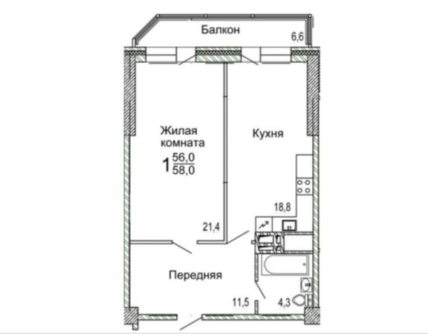 Купить квартиру в новостройках на улице Мандельштама в Приморском крае. Вариант № 9425999, 0, площадь -  квм, цена 6090000 рублей