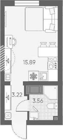 Купить Студию в новостройках в ЖК Морская миля в Санкт-Петербурге. Вариант № 6889400, 0, площадь -  квм, цена 7084715 рублей