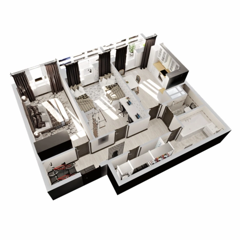 Купить квартиру в новостройках в Коврове. Вариант № 9232786, 6, площадь -  квм, цена 6086850 рублей