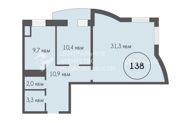 Купить квартиру в новостройках на улице Птицеводов в Рязани. Вариант № 3905368, 0, площадь -  квм, цена 7439913 рублей