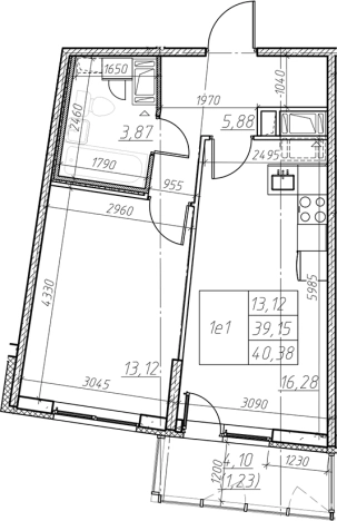 Купить двухкомнатную квартиру на улице Оборонная в Мурине. Вариант № 6853043, 0, площадь -  квм, цена 6166125 рублей