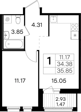 Купить двухкомнатную квартиру в ЖК GloraХ Парголово в Санкт-Петербурге. Вариант № 4806984, 0, площадь -  квм, цена 8449999 рублей