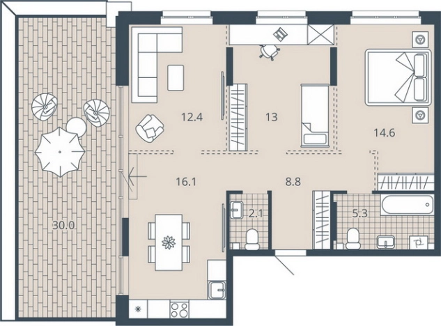 Купить квартиру в новостройках в ЖК Жилой комплекс "Scala city" в Пензе. Вариант № 9678704, 0, площадь -  квм, цена 13314500 рублей