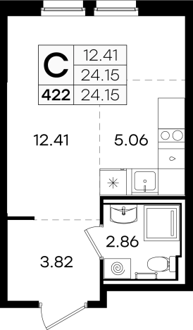 Купить квартиру в ЖК GloraX Новинки в Нижегородской области. Вариант № 137411, 0, площадь -  квм, цена 4199999 рублей