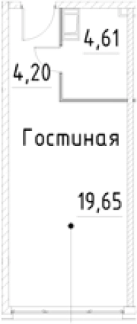 Купить Студию в новостройках на улице проспект Большевиков в Санкт-Петербурге. Вариант № 7596321, 0, площадь -  квм, цена 5844860 рублей