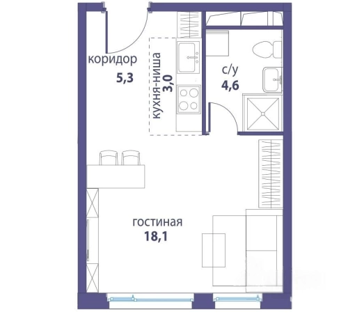 Купить квартиру в Москве. Вариант № 10361985, 0, площадь -  квм, цена 12350000 рублей