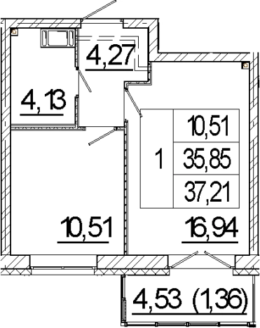 Купить двухкомнатную квартиру в ЖК NEWПИТЕР в Ленинградской области. Вариант № 5259132, 0, площадь -  квм, цена 6731000 рублей