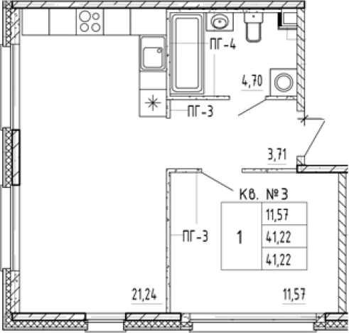 Купить однокомнатную квартиру в новостройках в ЖК PlUS Пулковский в Санкт-Петербурге. Вариант № 5587166, 0, площадь -  квм, цена 8392392 рублей