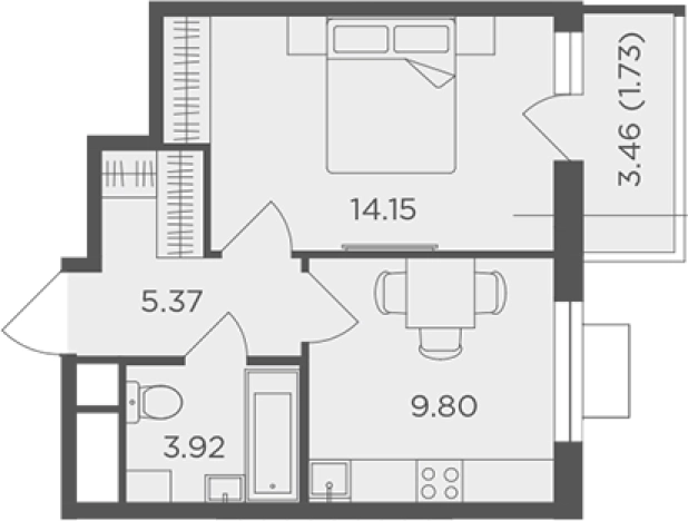 Купить квартиру в ЖК Одинград, квартал «Семейный» в Одинцове. Вариант № 112031, 0, площадь -  квм, цена 9600000 рублей