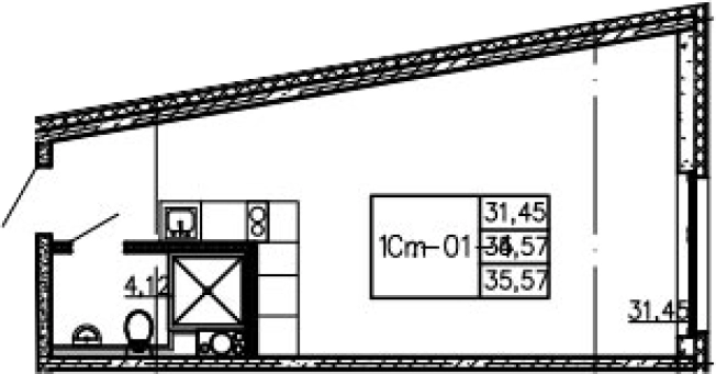 Купить Студию в новостройках на улице Салова в Санкт-Петербурге. Вариант № 66282, 0, площадь -  квм, цена 9719650 рублей