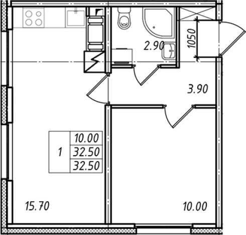 Купить двухкомнатную квартиру у метро Проспект Большевиков в Ленинградской области. Вариант № 7599189, 0, площадь - квм, цена 5074810 рублей