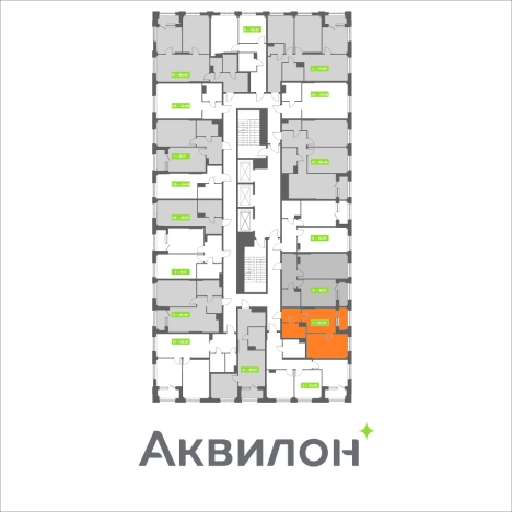 . Вариант № 56547, 5, площадь - 36.01 квм, цена 5999255 рублей