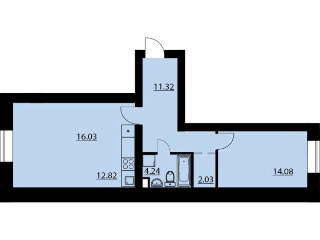 Купить квартиру в новостройках на улице Кленовая в Воронежской области. Вариант № 94927, 0, площадь -  квм, цена 8377865 рублей