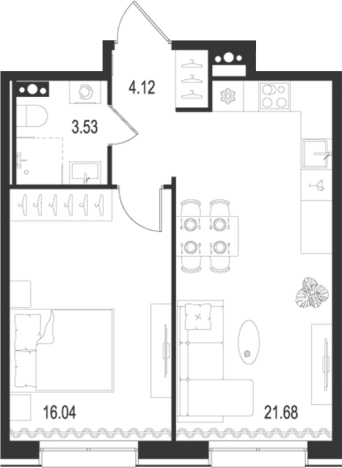 Купить квартиру в новостройках в ЖК Остров первых в Санкт-Петербурге. Вариант № 7260880, 0, площадь -  квм, цена 19822153 рублей