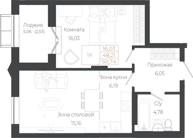 Купить квартиру на вторичке на улице Целинная в Алтайском крае. Вариант № 7629847, 0, площадь -  квм, цена 13090920 рублей
