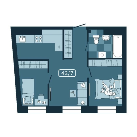 Купить квартиру в новостройках в ЖК Соболь в Владивостоке. Вариант № 5548269, 0, площадь -  квм, цена 8581595 рублей