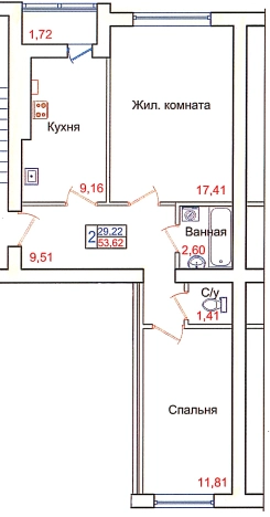 Купить квартиру в новостройках в Калининграде. Вариант № 9122771, 0, площадь -  квм, цена 7150000 рублей