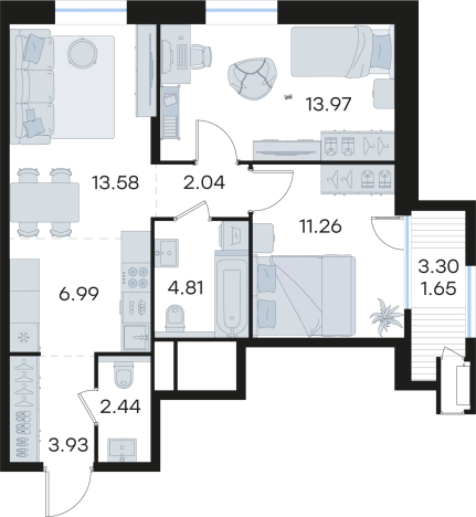 Купить квартиру в ЖК Glorax Черниговская в Нижнем Новгороде. Вариант № 9336681, 0, площадь -  квм, цена 20270268 рублей